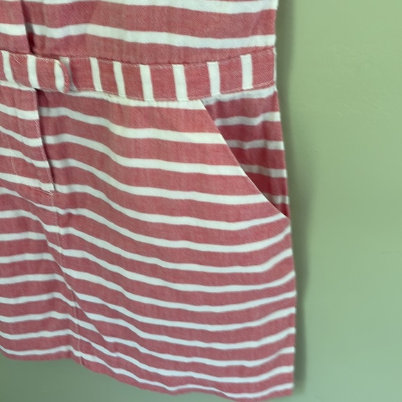 J. Crew Boathouse Striped Dress Chambray Size 2 - Picture 5 of 13